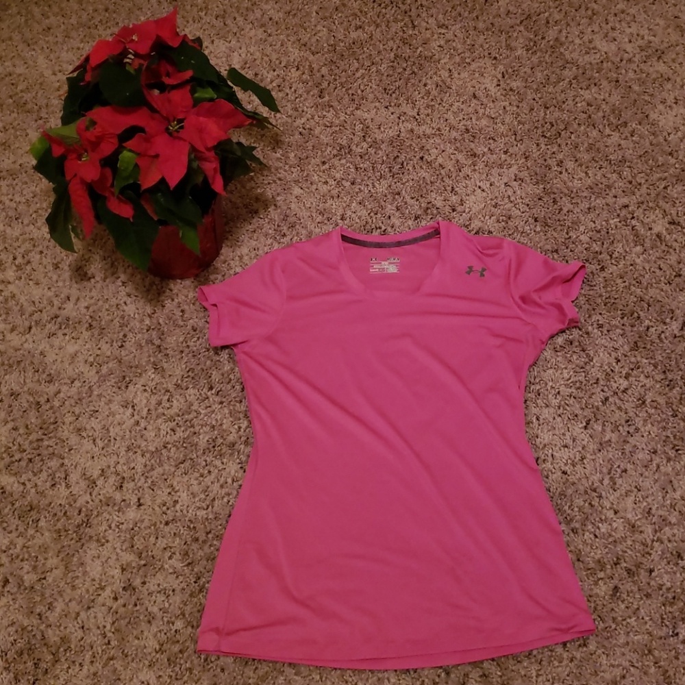 Pink Under Armour Athletic Shirt